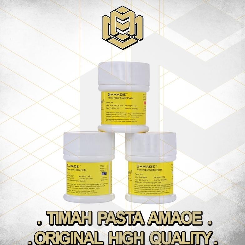 Promo Timah Pasta Amaoe M11 Low Temperature 138 / Timah Pasta Amaoe M13 Medium 190