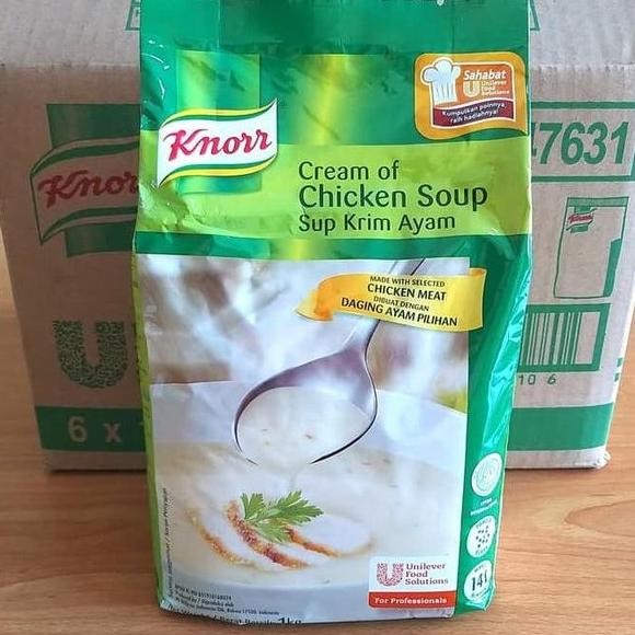 

Knorr Cream Chicken Soup 1kg dbk bahan zuppa soup murah
