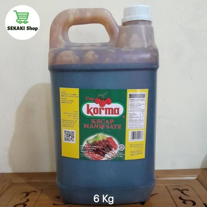 Kecap Manis SATE Cap KORMA Jerigen 5 Liter murah