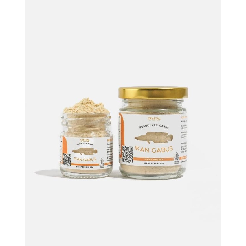 

Crystal Of The Sea Gabus Food Powder / Bubuk Ikan Gabus / Kaldu MPASI murah