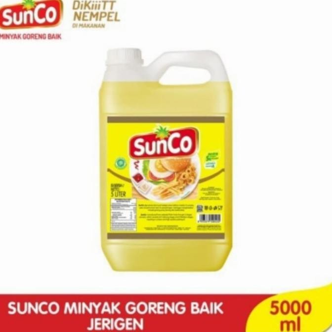 

Sunco Minyak Goreng Jerigen 5 Liter |Murah Sunco 5000ml 5000 ml 5Liter murah
