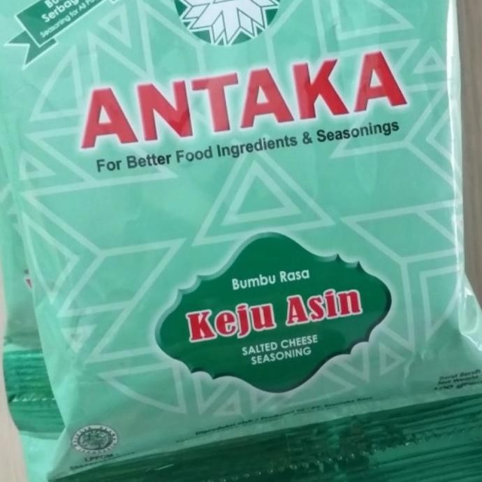 

bumbu tabur antaka rasa keju asin per 1 renceng isi 10 pcs x 100gr murah