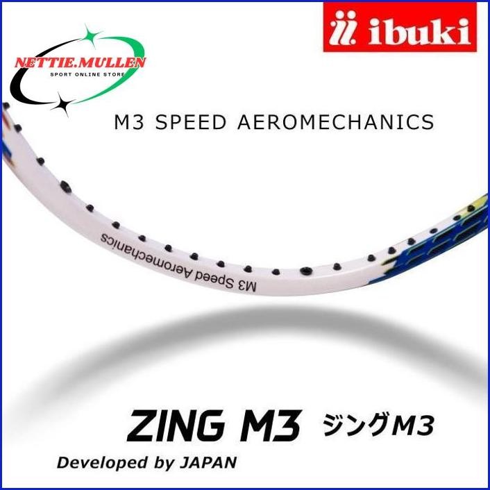 GASS. NEW RAKET BADMINTON IBUKI ZING M3 BADMINTON RACKET ORIGINAL
