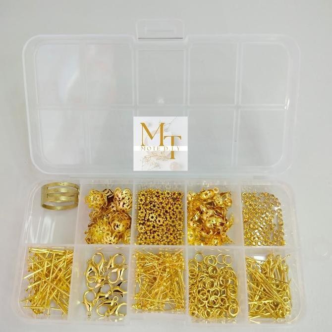 MOTEDIY - [600] Paket Kit DIY Aksesoris/ Paket Diy Aksessoris Gelang & Kalung murah