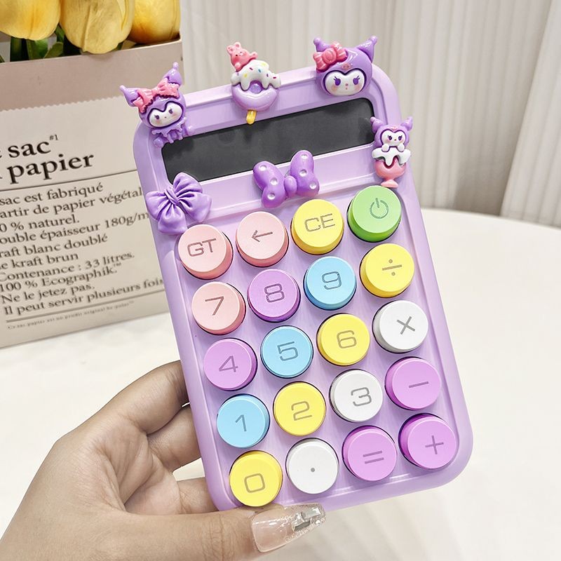 Kalkulator Kantor Akuntan Keuangan Keyboard Fleksibel Komputer Lucu