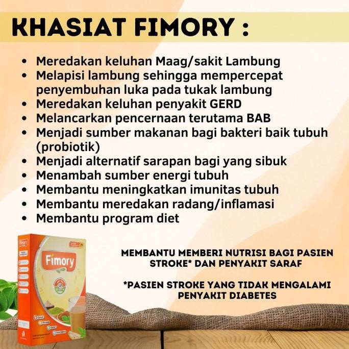 

(Good) FIMORY GASTRO 250 Gr - Minuman Sehat Umbi Garut Atasi Asam Lambung