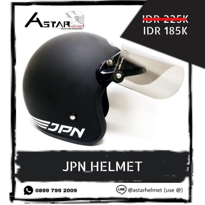 Sale Helm Bogo Datar Jpn Polos Sni Original