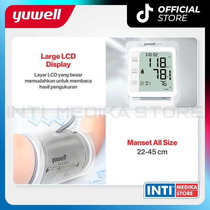 Yuwell - Tensimeter Digital 670Cr Complete Bluetooth Smartphone Connect Bisa Di-Charge Suara Bahasa 