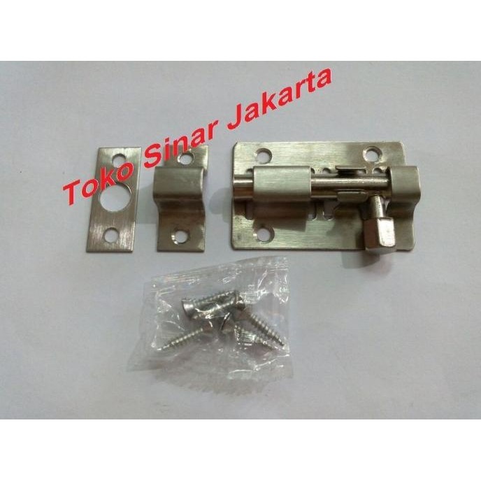 ```````] Grendel Pintu Kayu Aluminium Jendela 2 "