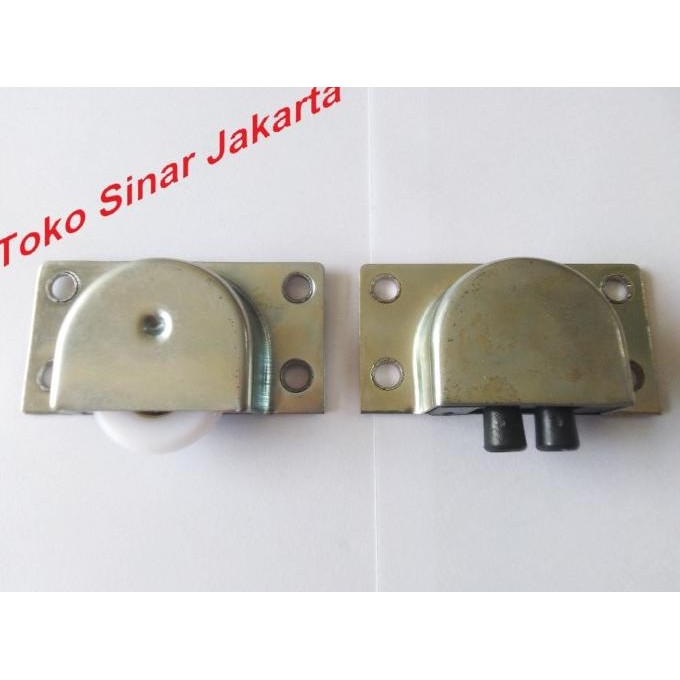 ] Roda Rel Rell Pintu Lemari Sliding Sleding Geser Dorong Furniture Mebel Besi