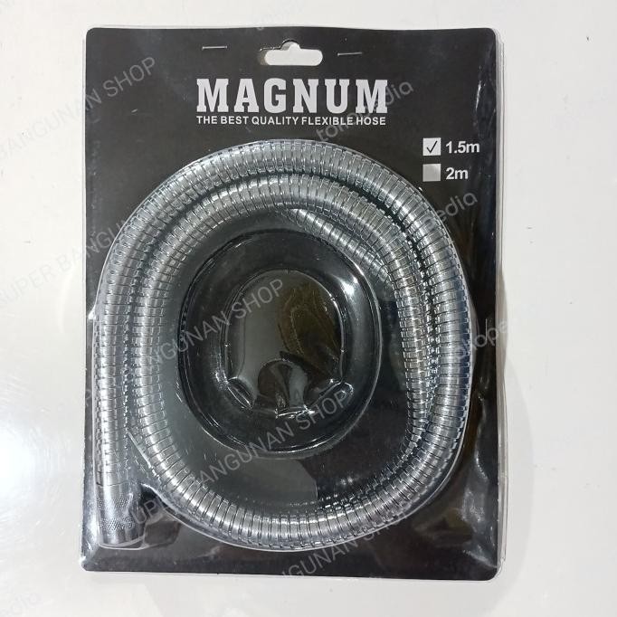 FLEXIBLE HOSE SHOWER STAINLESS  1,5MTR DIAMETER 17MM