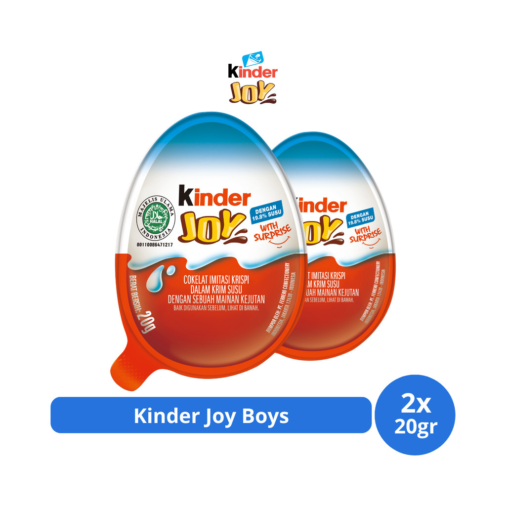 

Kinder Joy Boys 20gr x 2 pcs