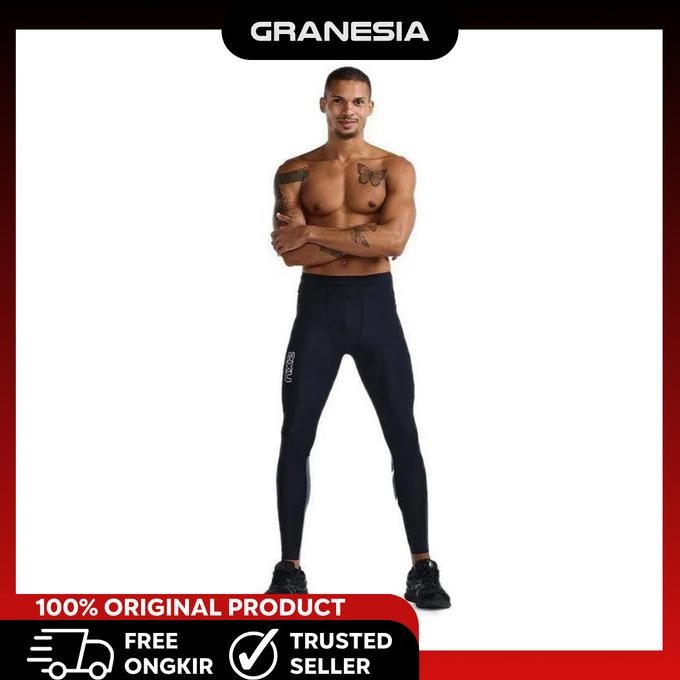 2Xu Mens Light Speed React Comp Tights Ma7049Bbw|Celana Legging Lari Olahraga Pria Terbaru