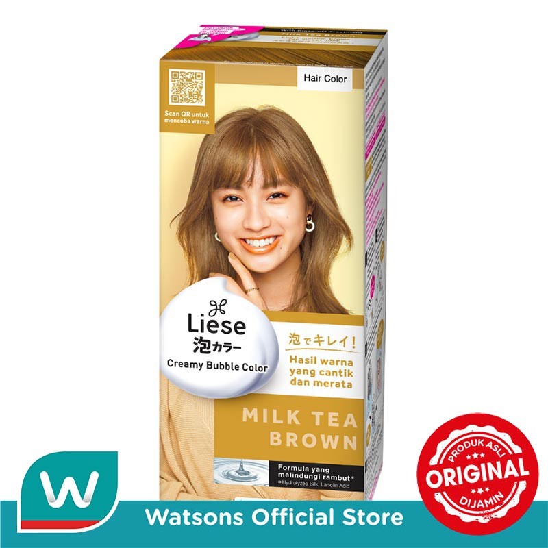 Liese Hair Color Creamy Bubble Color Milk Tea Brown