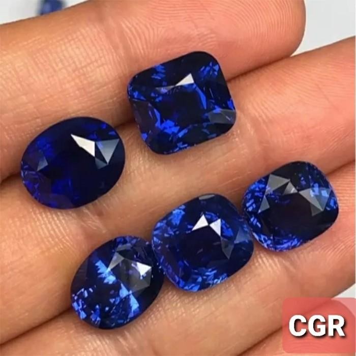 Permata Sapphire Royal Blue Catam Fancy Shape Naik Tester Original Dan Terpercaya