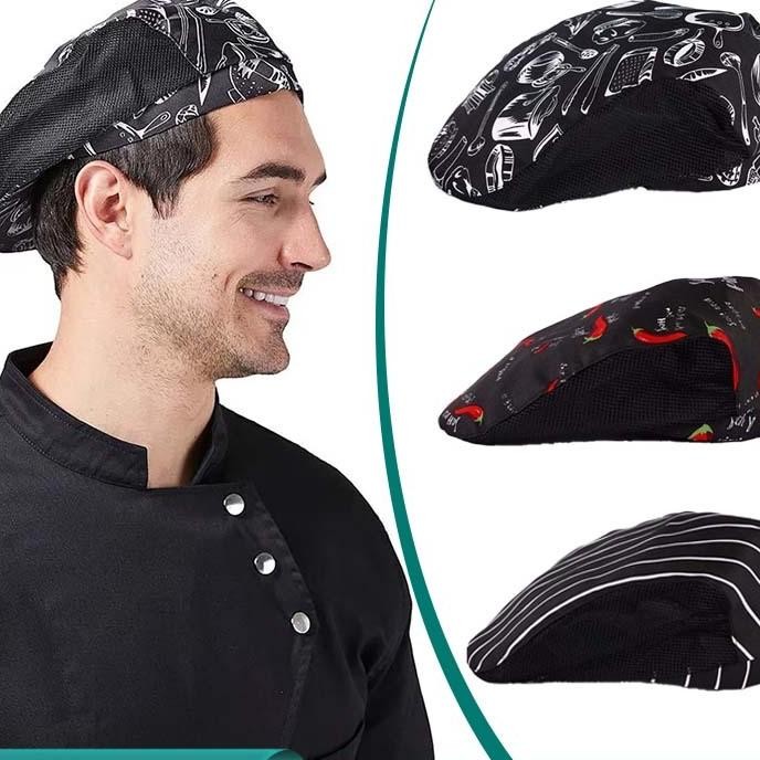 Utup Epala Oi Topi Barita Topi Oi Jaring Topi Chef Pria Tutup Epala Oi Baret Chef Topi Peerja