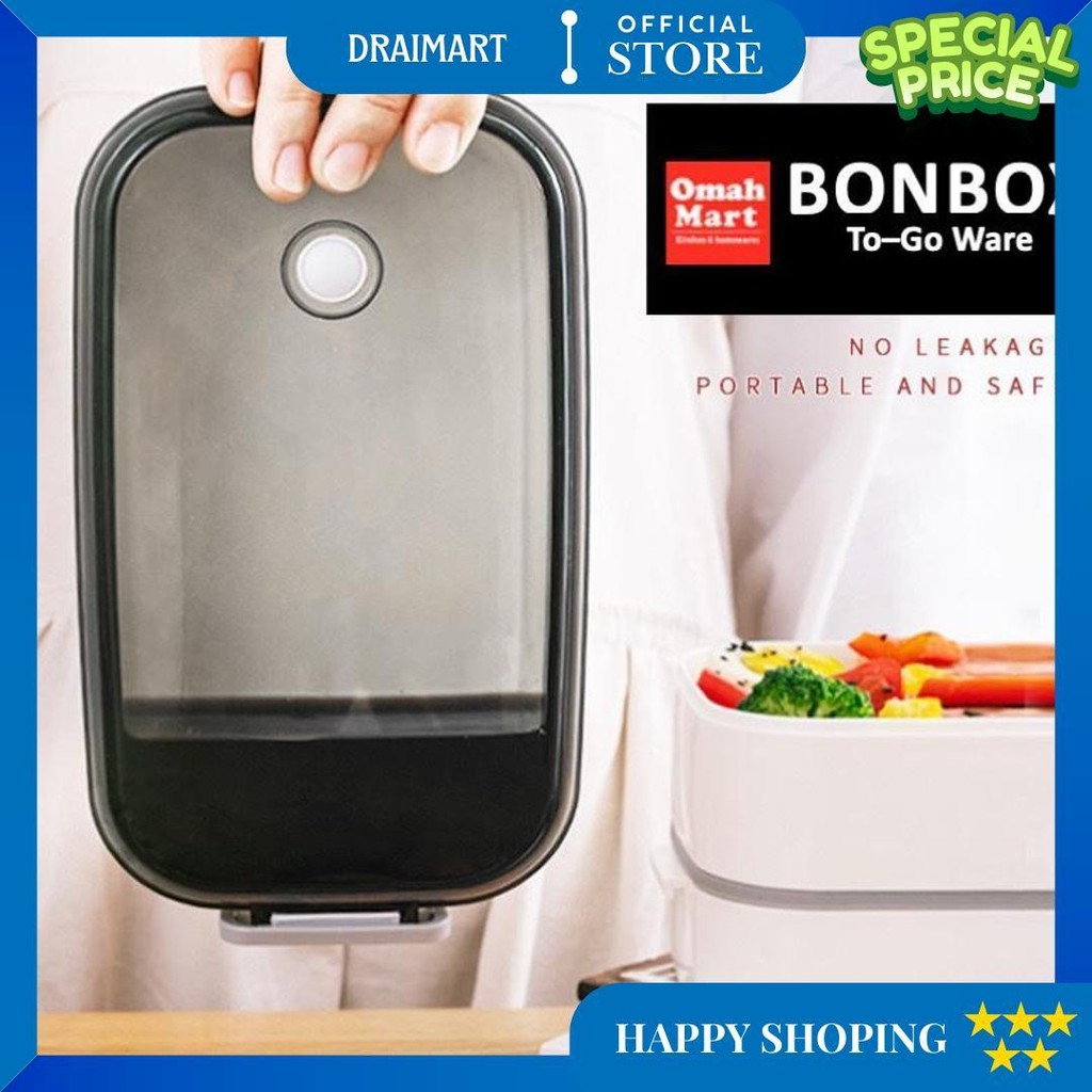 Lunch Box Kotak Bekal Makan Susun Set Tas Bekal Makanan Anak Dewasa Anti Tumpah Sekat D Termurah