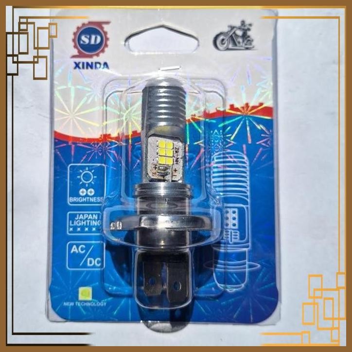 [DSM] BOHLAM BOLAM DOP LED LAMPU DEPAN 6 TITIK H4 VIXION VERZA MEGAPRO NEW