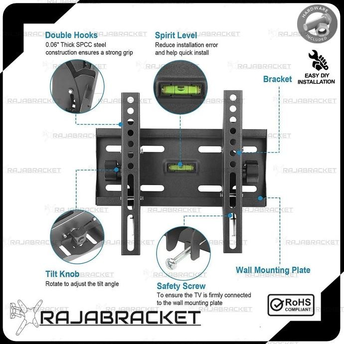Produk Bracket TV 43 40 32 24 17 inch, TV Samsung 17 - 43 inch Premium Quality