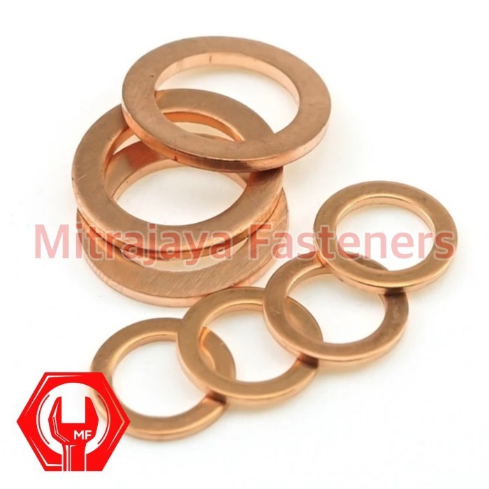 RING TEMBAGA M6 x 10