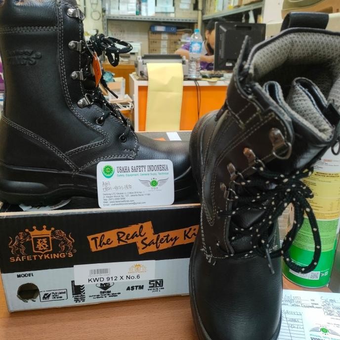 Sepatu Safety King'S Kwd 912 X 100%Original New Stok