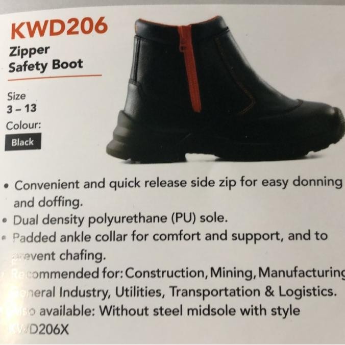 Safety Shoes King'S Kwd 206X / Sepatu Safety King'S Kwd 206X New Stok