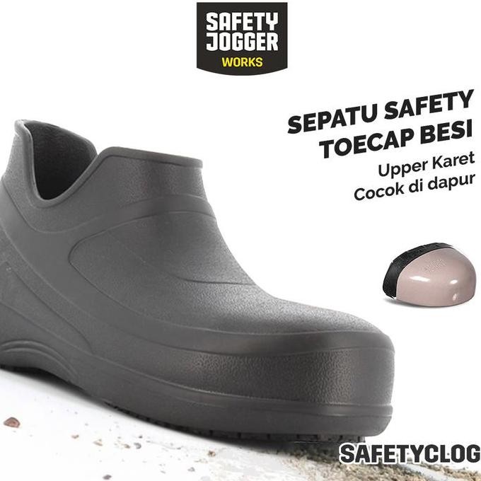 Sepatu Safety Jogger Safetyclog / Safety Shoes Chef Dapur Anti Slip New Stok