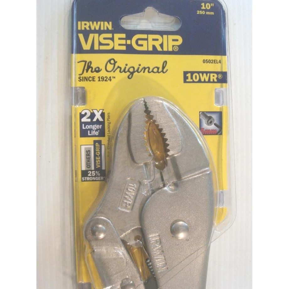 TANG VISE GRIP / TANG BUAYA 10" BENGKOK IRWIN PROMO