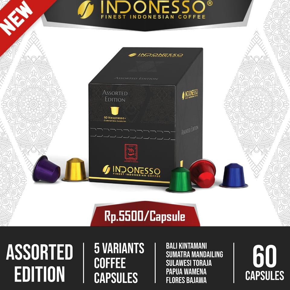 

Indoneo Office Bo Aorted Edition Pecialty Coffee Capule Compatible With Nepreo Machine Apul Opi