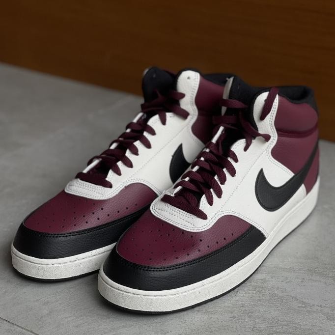 NIKE COURT VISION MID SEPATU SNEAKERS SIZE 46 47 UKURAN BESAR BIG ORI
