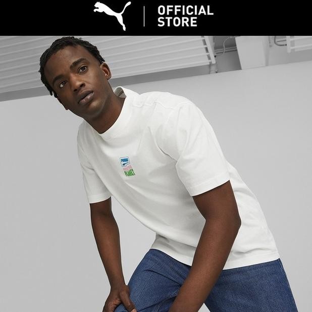 PUMA Kaos Gambar Pria x ONE PIECE Club Red