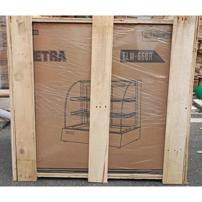 Terlaris Food Display Warmer Getra Elw-660R Showcase Warmer Garansi Resmi