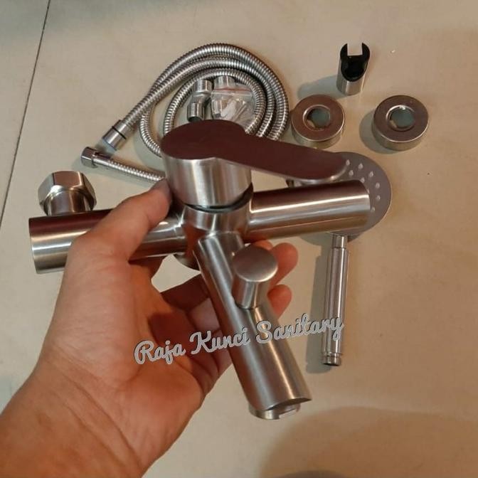 Kran Bathup Stainless SUS 304/Kran Shower Panas Dingin/Kran Mixer
