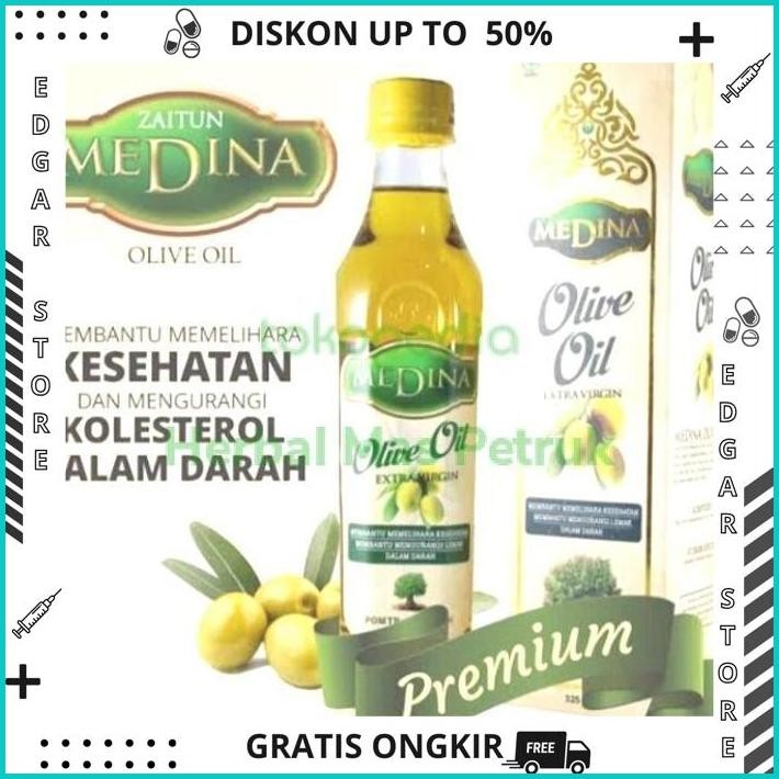 

MINYAK ZAITUN MEDINA 325 ML EXTRA VIRGIN OLIVE OIL GRATIS ONGKIR