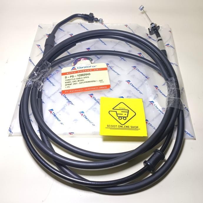 KABEL GAS OPEN VESPA MATIC SPRINT/PRIMAVERA 3V IGET BEST SELLER