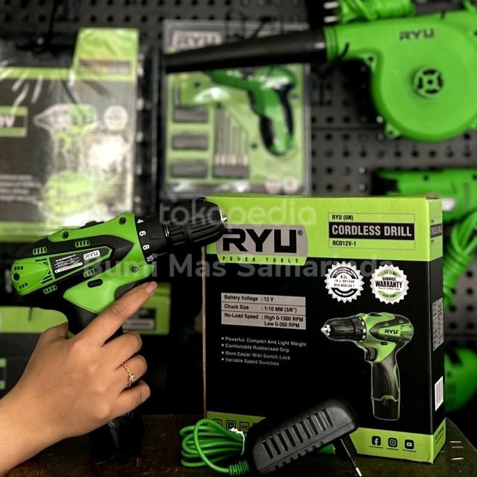] MESIN RYU CORDLESS DRILL RCD 12 V-1 / MESIN BOR CAS RYU RCD 12 V-1