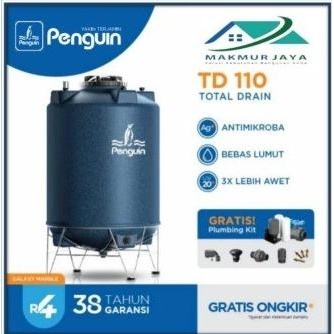 Miliki Toren Air Penguin Total Drain 1050 Lt Td 110 / Tangki Air Penguin 1050
