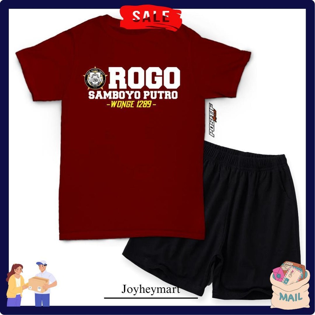 Baju Kaos Setelan Anak Rogo Samboyo Putro Jaranan Bantengan Cod