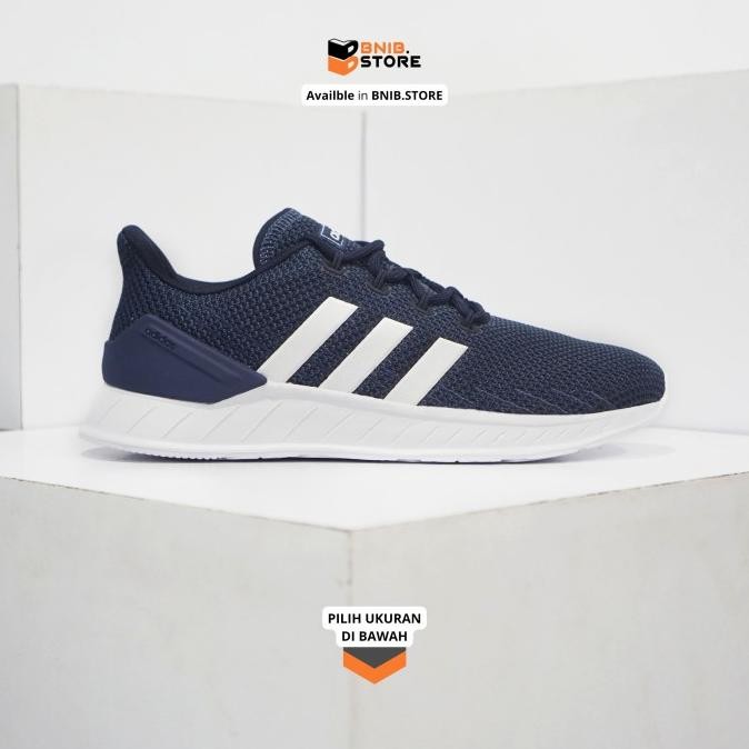 SEPATU ADIDAS MEN QUESTAR FLOW NXT NAVY WHITE [FY9561] ORIGINAL
