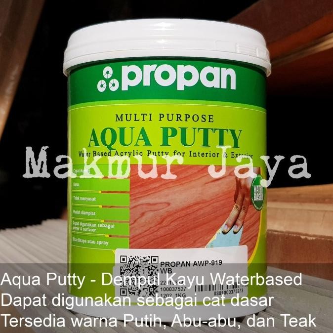 Propan Aqua Putty Putih Dempul Kayu Water Based murah