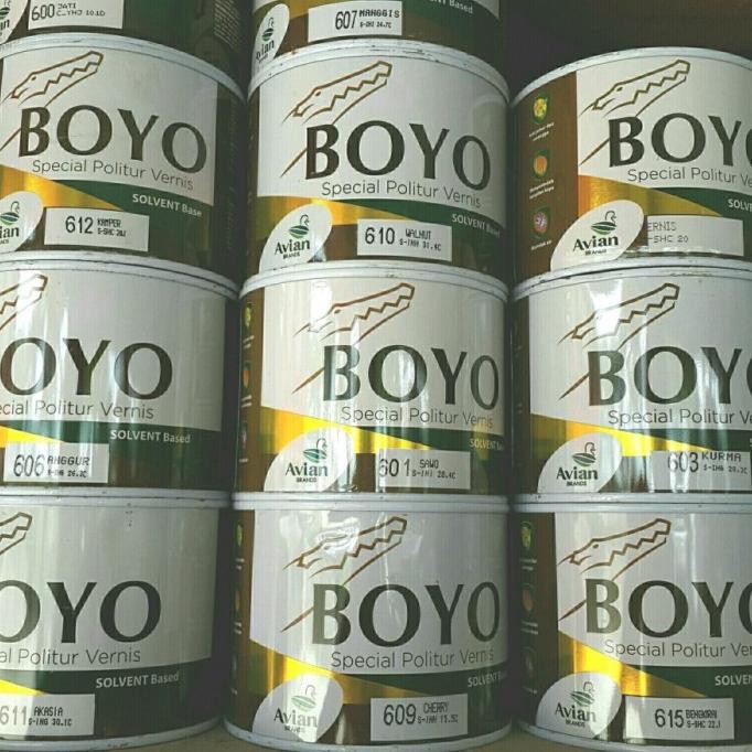 Cat BOYO Special Politur Kayu warna sawo/walnut/manggis 0,5 liter murah