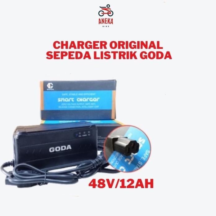 CHARGER ORIGINAL GODA 100% UNTUK SEPEDA LISTRIK murah