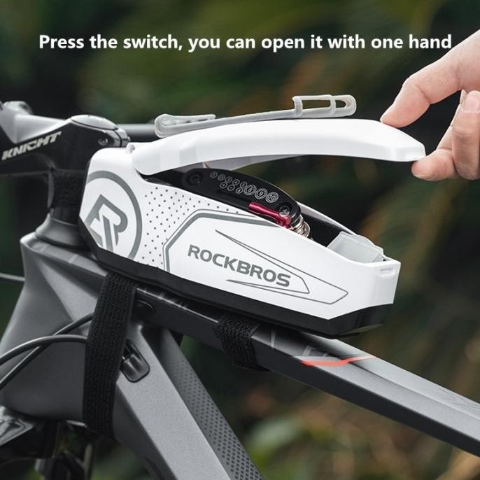 Rockbros Tas Sepeda Frame Holder HP Waterproof Roadbike MTB Hard LF040 murah