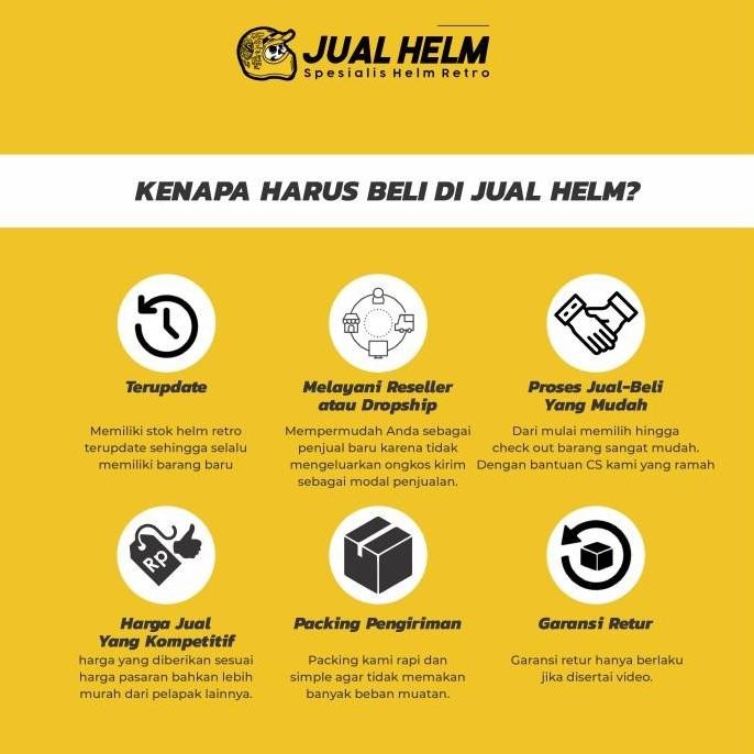Promo Helm Cakil M50 | Retro | Motorcycle | Jual Helm