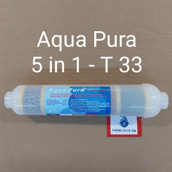 Aquapura 5 In 1 / Bio Alkali / Ph Booster - Filter Reverse Osmosis Ro Best Quality