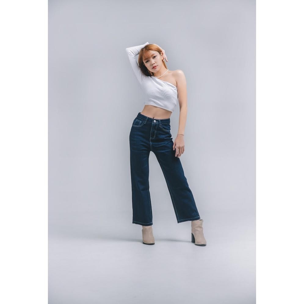 An85 VIERLIN - Jeans 2136 - CELANA KULOT HW Berkualitas