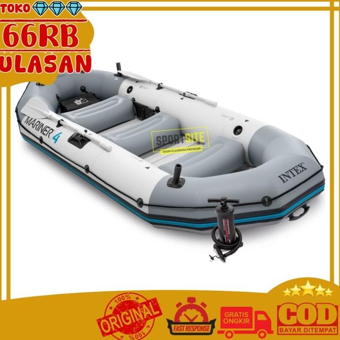 Intex Mariner 4 - Perahu Karet Inflatable untuk 4 Orang Dewasa