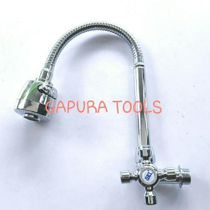 Kran Angsa Fleksibel - Kran Air/Tembok Fleksibel -Kran Dapur Fleksibel Premium