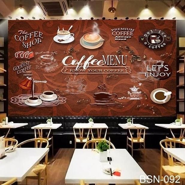 Miliki Wallpaper 3D Wallpaper Custom Cafe Restaurant