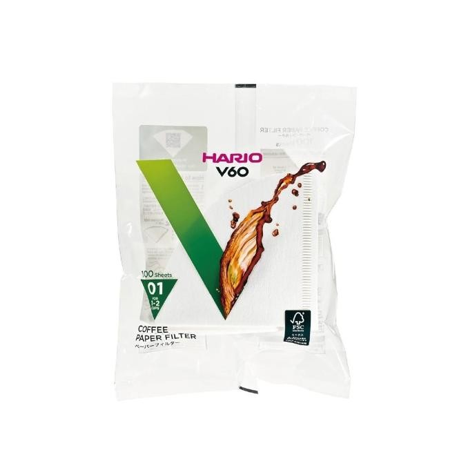 

Hario V60 Paper Filter 01 Isi 100 Vcf-01-100W Kertas Saring Kopi